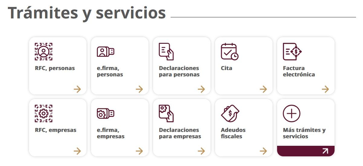 guia como sacar la constancia de situación fiscal SAT - paso 1 ingresa al portal